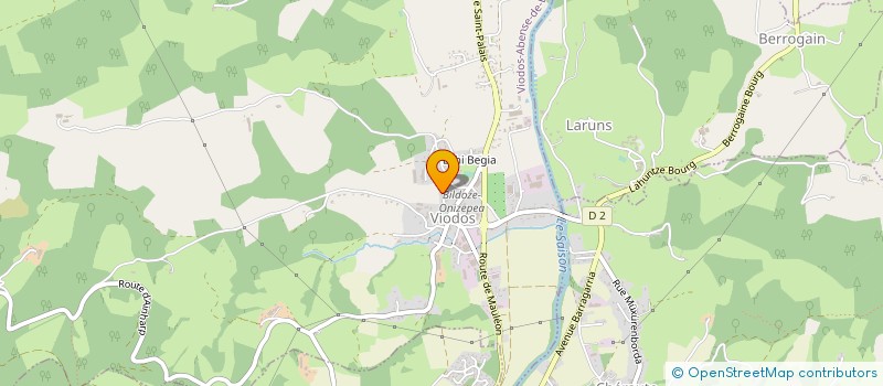 localisation de l'entreprise SARL EXPLOITATION DE BOIS ET FORETS IDIART à VIODOS-ABENSE-DE-BAS