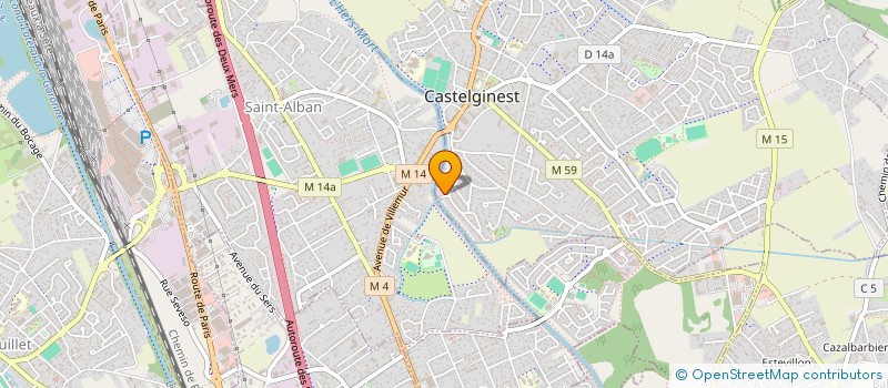 localisation de l'entreprise SARL EXPLOITATION DES ETS FERREIRA à CASTELGINEST