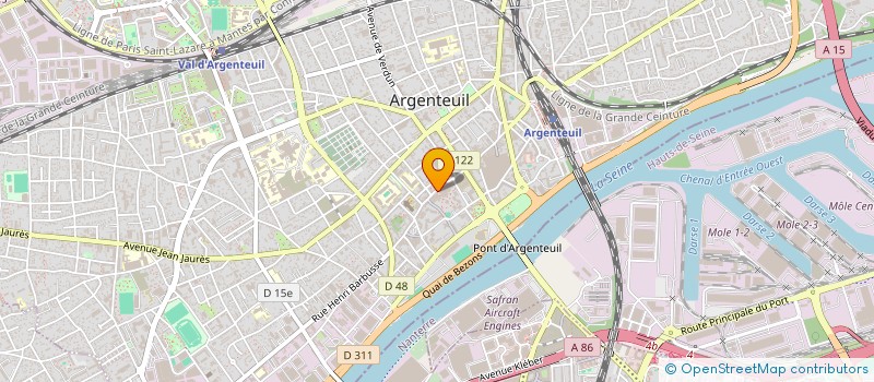 localisation de l'entreprise SARL EXPLOITATION DES ETS J CHARBONNIER à ARGENTEUIL