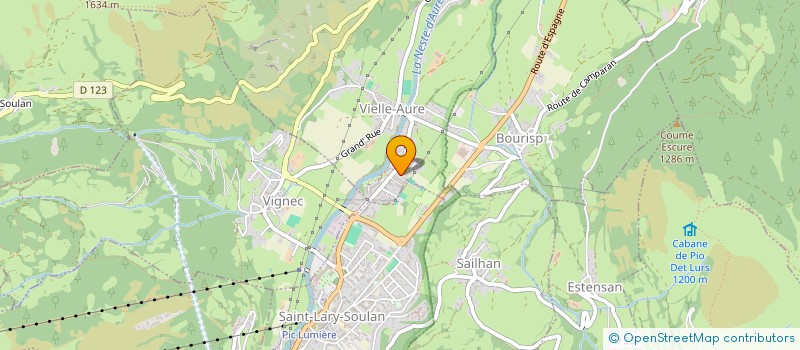 localisation de l'entreprise SARL EXPLOITATION ETABLISSEMENT.BILLIE  VIELLE-AURE