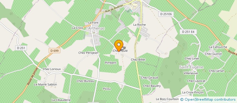 localisation de l'entreprise SARL EXPLOITATION ETS LOPES FILS à ARTHENAC