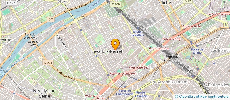 localisation de l'entreprise SARL EXPLOITATION ETS ROMAN à LEVALLOIS PERRET