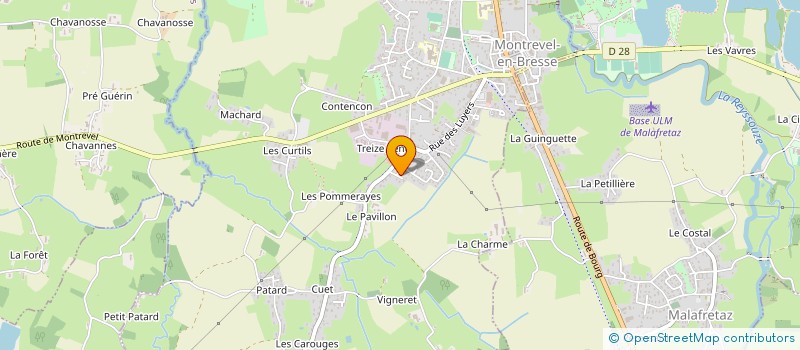 localisation de l'entreprise SARL EXPLOITATION FORESTIERE GEOFFRAY à MARSONNAS