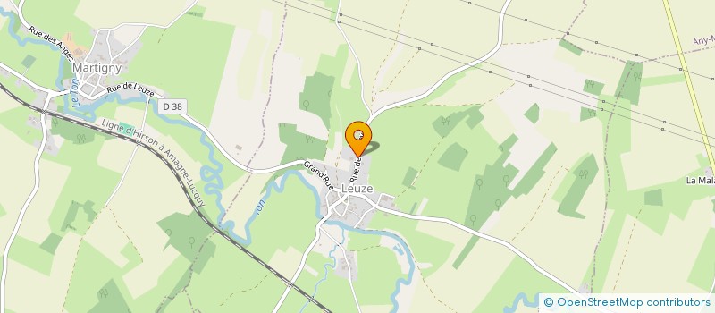 localisation de l'entreprise SARL EXPLOITATION FORESTIERE SYLVAIN LOTTIN  LEUZE