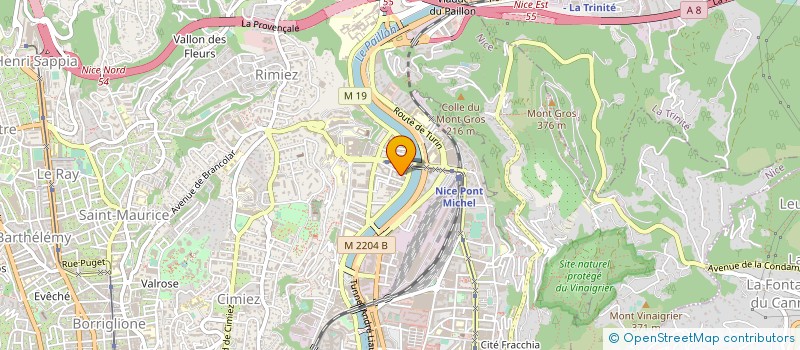 localisation de l'entreprise SARL EXPLOITATION HALTER à NICE