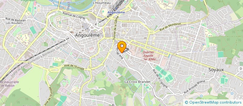 localisation de l'entreprise SARL EXPLOITATION VILLATTE ET FILS à ANGOULEME