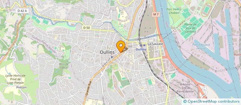 localisation de l'entreprise SARL EXPLORA SON à OULLINS-PIERRE-BENITE