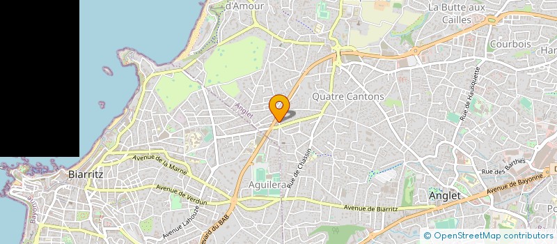 localisation de l'entreprise SARL EXPLORE PATISSERIE  ANGLET