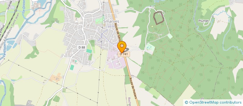 localisation de l'entreprise SARL EXPO CREATIONS  SMARVES