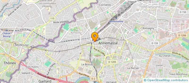 localisation de l'entreprise SARL EXPOPARTNERS SOCIETE NOUVELLE à ANNEMASSE