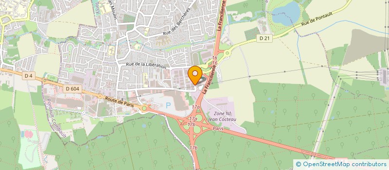 localisation de l'entreprise SARL EXPRES TRANSACTION AUTO MOTO à PONTAULT-COMBAULT