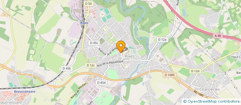 localisation de l'entreprise SARL EXPRESS MESSAGERIE GROUPAGE  RIVES