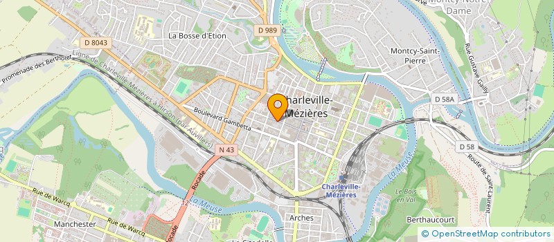 localisation de l'entreprise SARL EXPRESS TIRAGE à CHARLEVILLE-MEZIERES