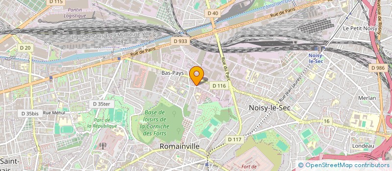localisation de l'entreprise SARL EXTRAL 3 à ROMAINVILLE