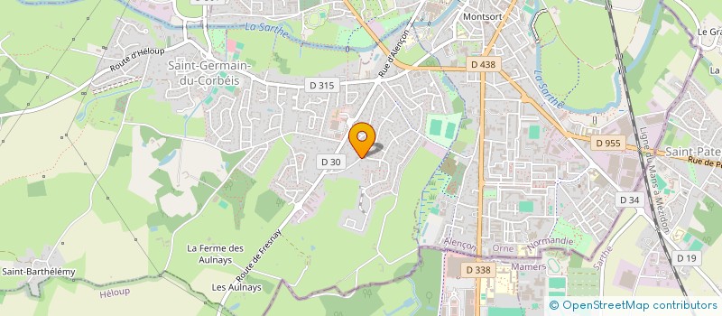 localisation de l'entreprise SARL EZEL 61 à SAINT-GERMAIN-DU-CORBEIS