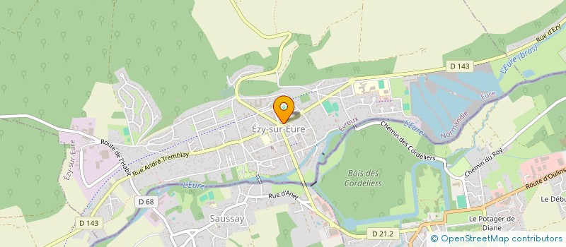 localisation de l'entreprise SARL EZY OPTIQUE  EZY-SUR-EURE