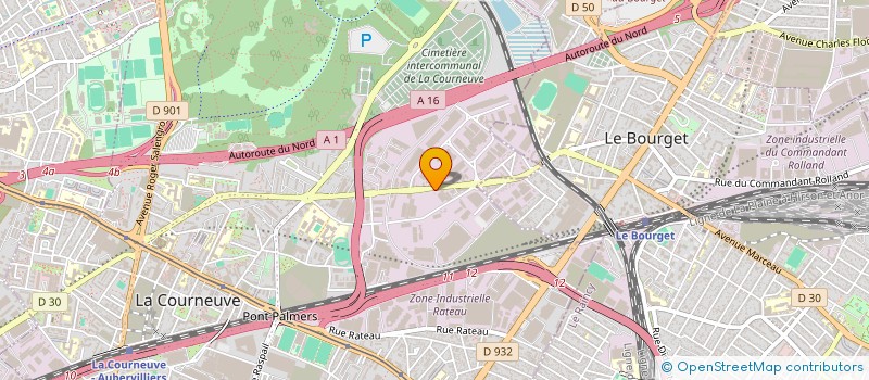 localisation de l'entreprise SARL F.A.N.I.S. à LA COURNEUVE