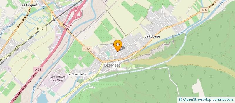 localisation de l'entreprise SARL F ARIZZI à LES MEES