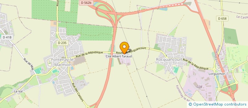 localisation de l'entreprise SARL F BIGOT à FONTENAY-LE-MARMION