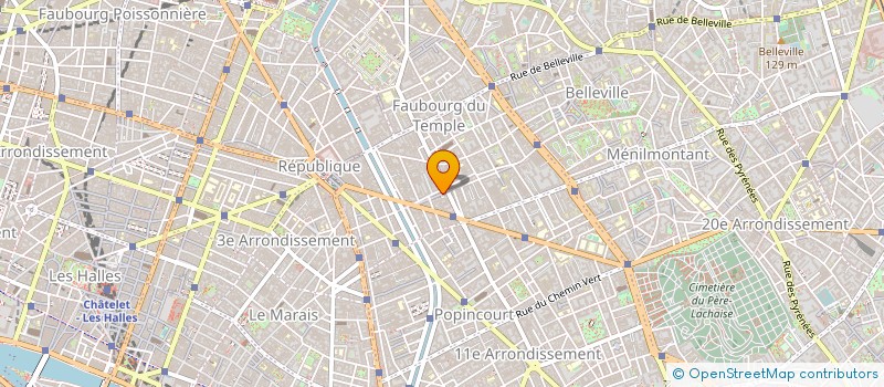 localisation de l'entreprise SARL F.C.R BAT  PARIS