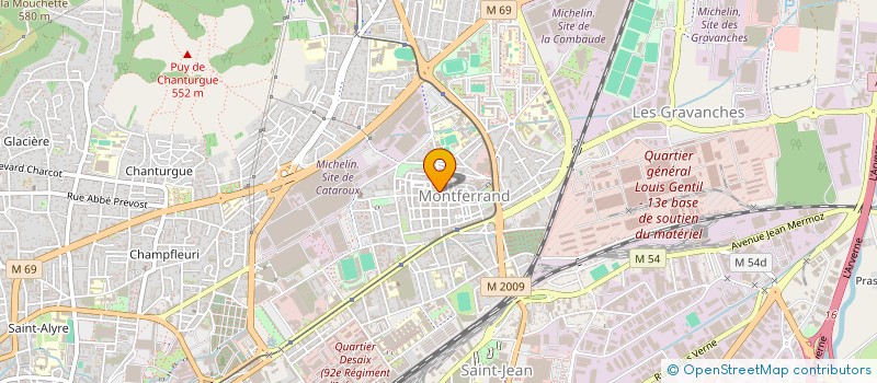 localisation de l'entreprise SARL F.C. RESTAURATION  CLERMONT-FERRAND