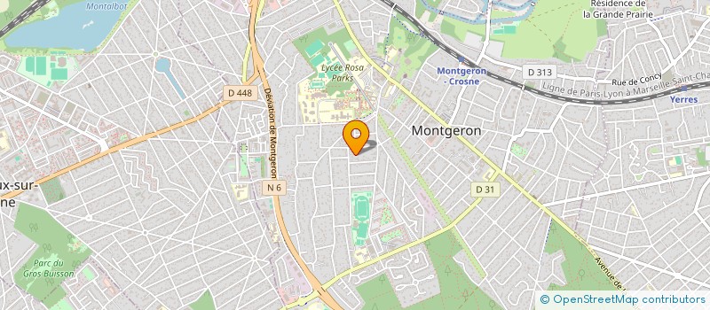 localisation de l'entreprise SARL F COSTA à MONTGERON