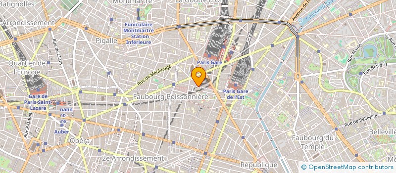 localisation de l'entreprise SARL F.D.M.  PARIS