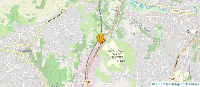 localisation de l'entreprise SARL F G CABECAS  CHAPONOST