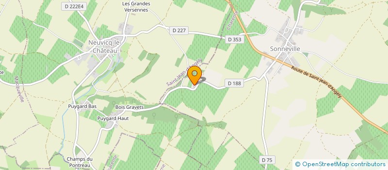 localisation de l'entreprise SARL F-GUILLON ET FILS à ROUILLAC