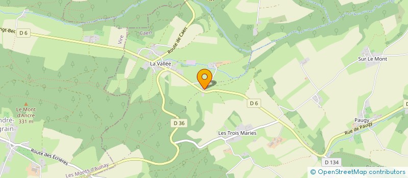 localisation de l'entreprise SARL F.H.TP  THURY-HARCOURT-LE-HOM