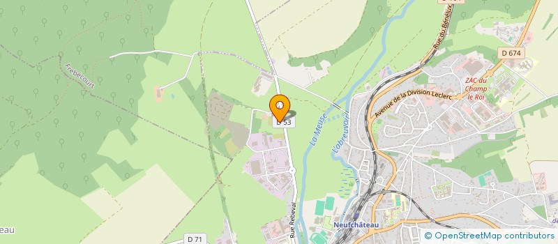 localisation de l'entreprise SARL F I C A U  NEUFCHATEAU