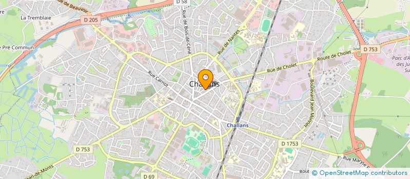 localisation de l'entreprise SARL F.I.N.A.L.S. à CHALLANS