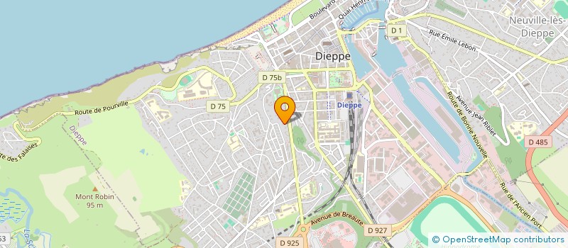 localisation de l'entreprise SARL F K L NEGOCE à DIEPPE