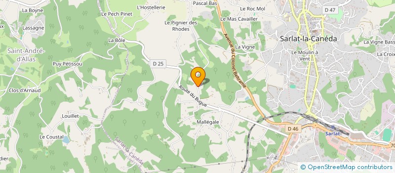 localisation de l'entreprise SARL F.L.E à SARLAT-LA-CANEDA