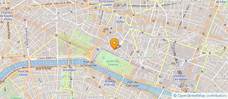 localisation de l'entreprise SARL F.L.V. à PARIS