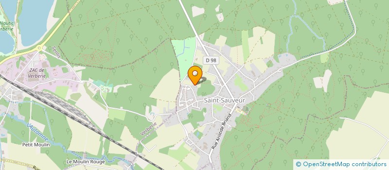 localisation de l'entreprise SARL F.LEGRAND à SAINT-SAUVEUR