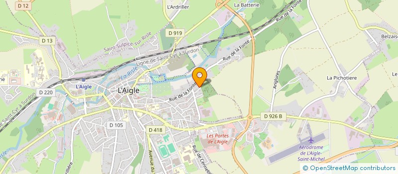 localisation de l'entreprise SARL F.M.I.C à L'AIGLE