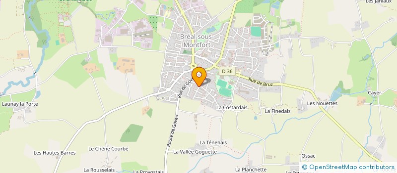 localisation de l'entreprise SARL F N RENOV  BREAL-SOUS-MONTFORT