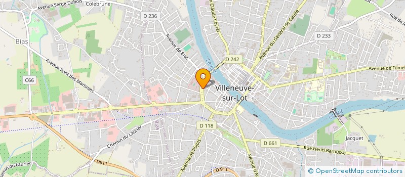 localisation de l'entreprise SARL F.P.M.A à VILLENEUVE-SUR-LOT