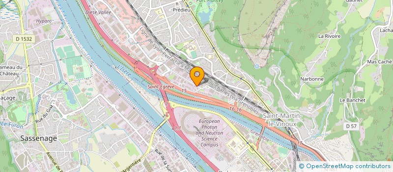 localisation de l'entreprise SARL F2B  SAINT-MARTIN-LE-VINOUX