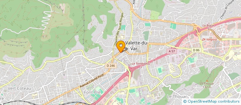 localisation de l'entreprise SARL F3 à LA VALETTE-DU-VAR