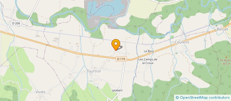 localisation de l'entreprise SARL FAB à TOURTROL