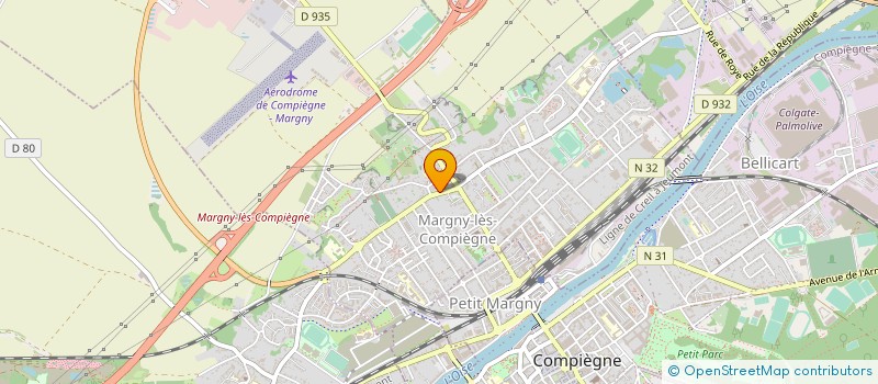 localisation de l'entreprise SARL FABIEN DEFOULOY  MARGNY-LES-COMPIEGNE