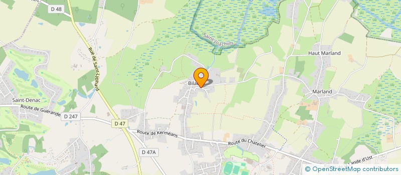 localisation de l'entreprise SARL FABIEN LESCOP  SAINT-ANDRE-DES-EAUX