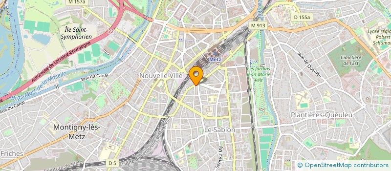 localisation de l'entreprise SARL FABIENNE KAISER  METZ