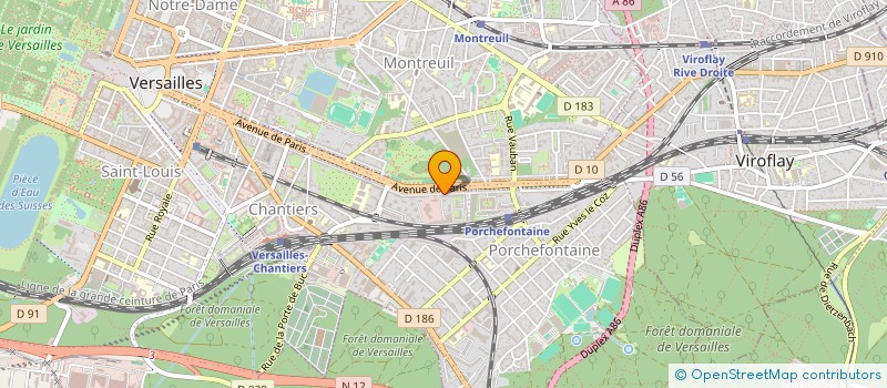 localisation de l'entreprise SARL FABRE CONSEILS à VERSAILLES