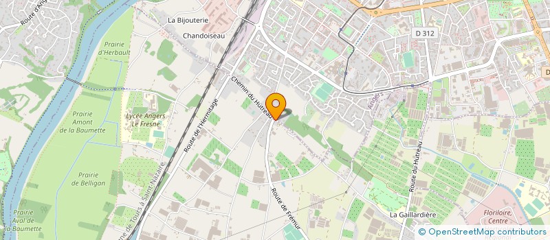 localisation de l'entreprise SARL FABRICE COEFFET à ANGERS
