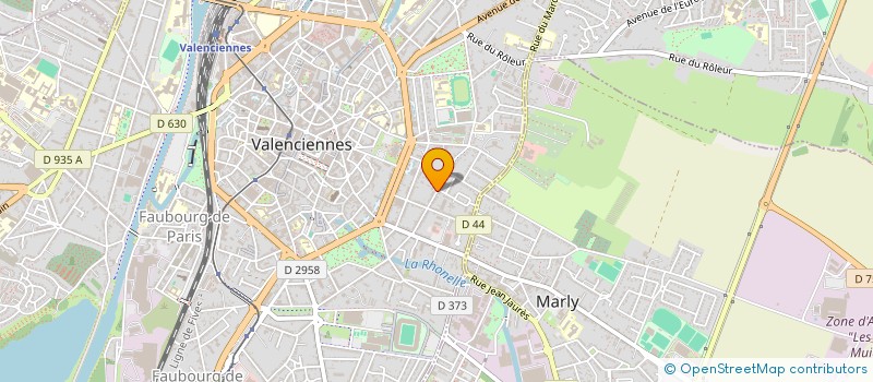 localisation de l'entreprise SARL FABRICE MANETTA  VALENCIENNES