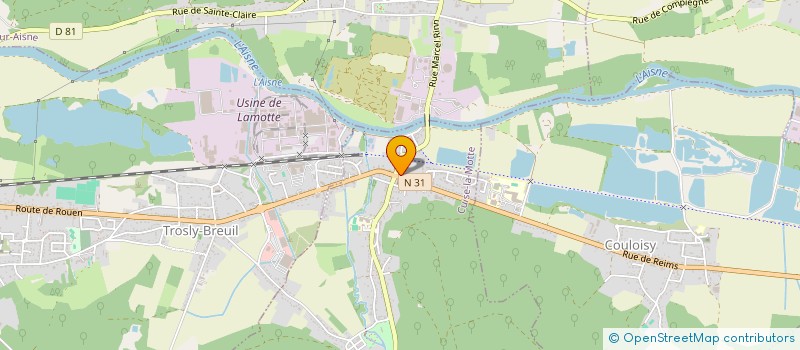 localisation de l'entreprise SARL FABRICE POINT  CUISE-LA-MOTTE