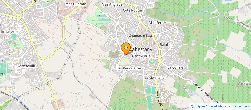 localisation de l'entreprise SARL FABRICE RENOV à CABESTANY